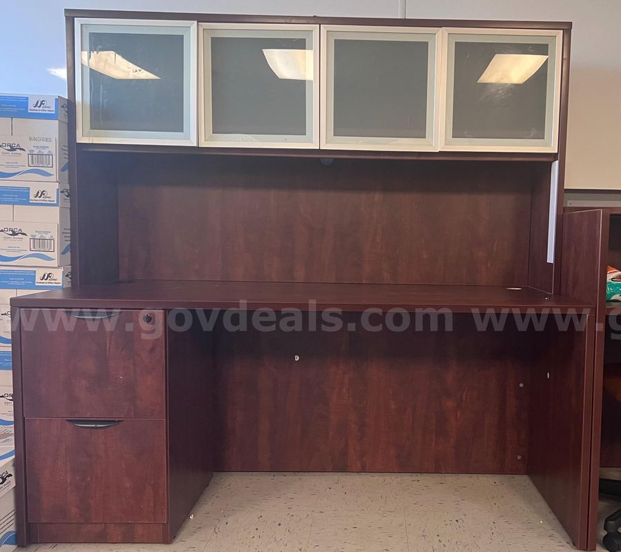 Reception Desk with cabinets