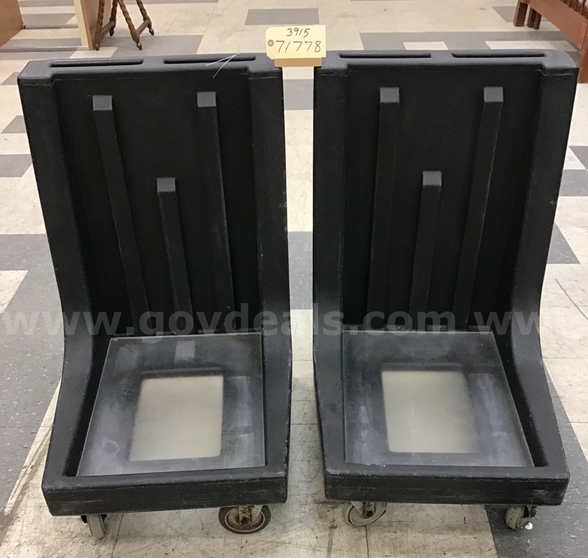 Lot of 2 cambro carts