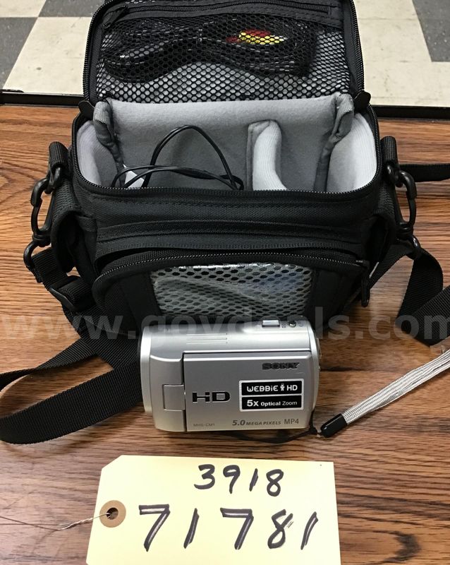 Sony webbie hd video camera