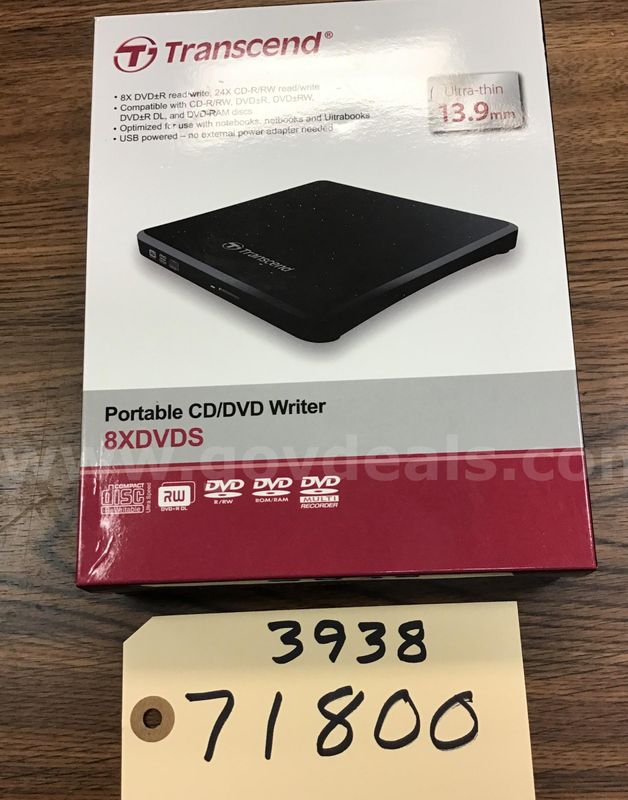Transcend portable cd/dvd writer