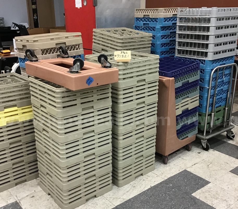 Lot of Industrial dishwasher racks