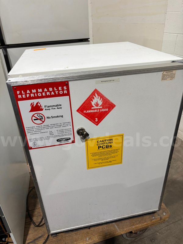 Lab Safety Supply 12962 Under Counter Flammable Materials Lab Refrigerator.