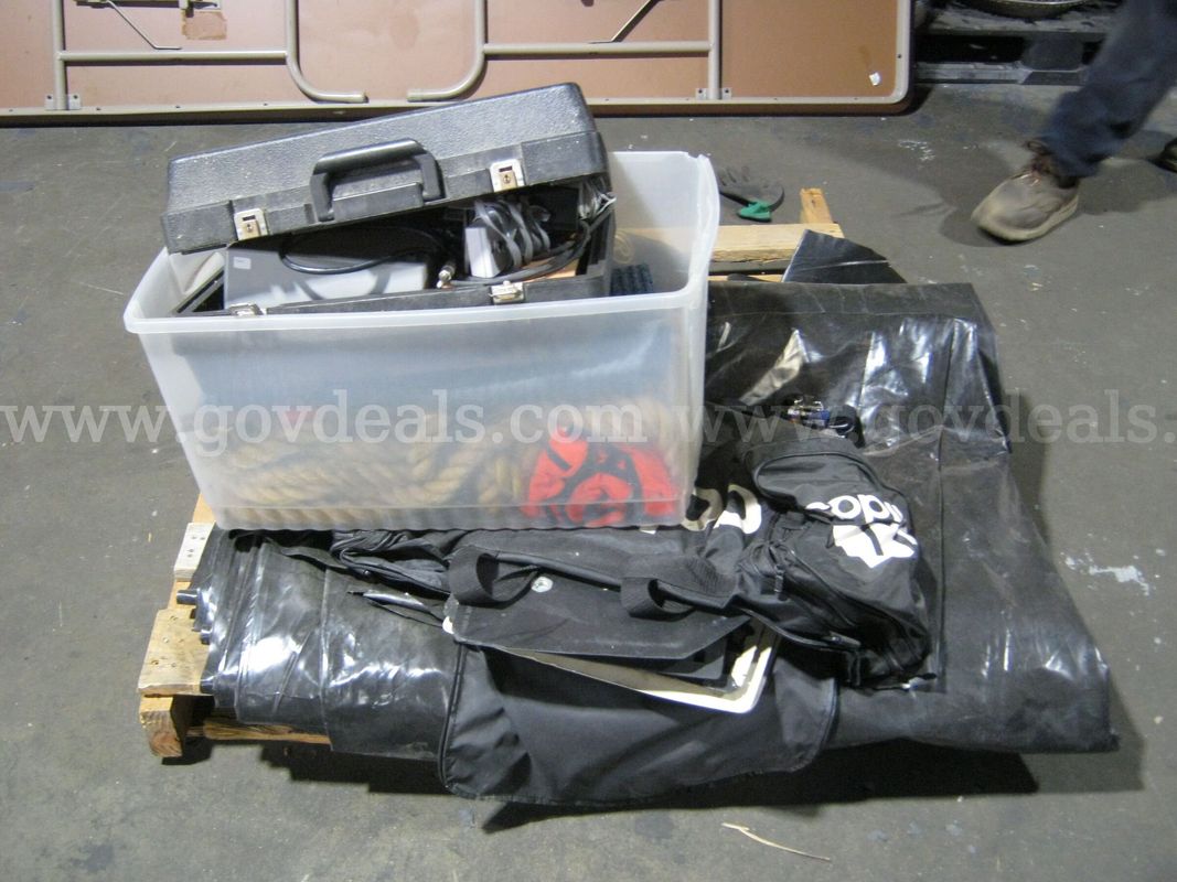 Lot of different sport equipment