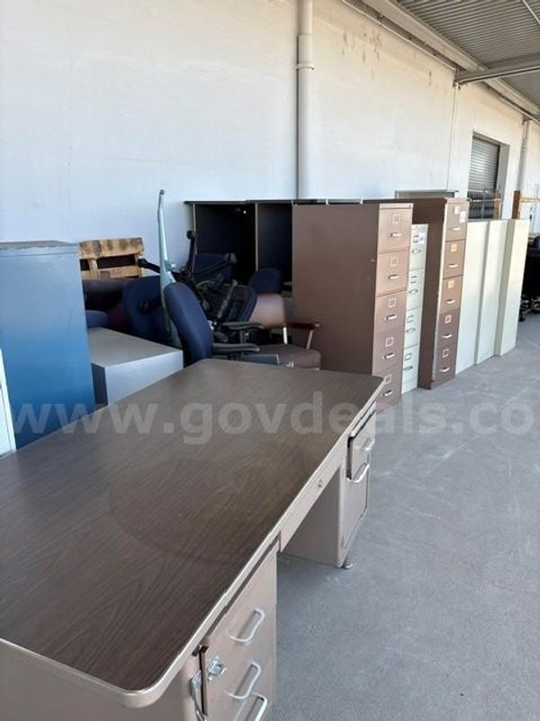 Large lot of office furniture