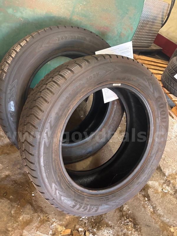 2 Used Goodyear Tires - Eagle Enforcer All Weather