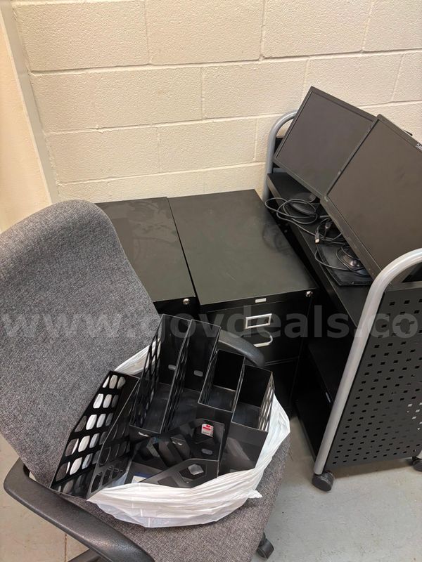 Miscellaneous Lot of Office Furniture & Supplies