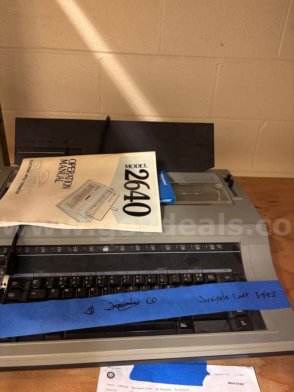 Typewriter, Paper Shredder, Vacuum