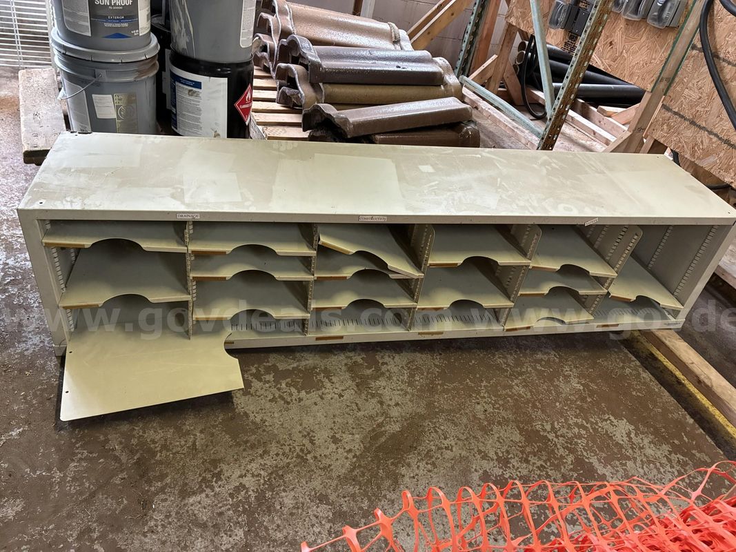 File Organizer 6' Wide 15.5" Deep 16.5" Tall
