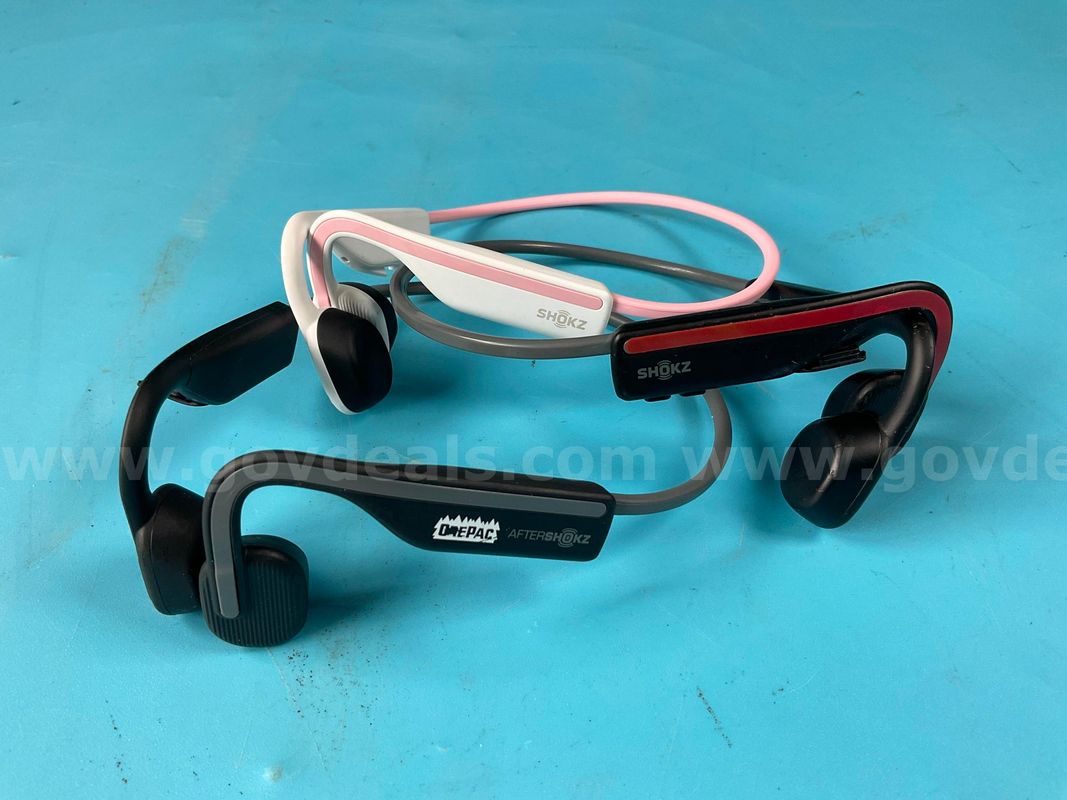 3 - Shokz/Aftershokz Bluetooth Open-Ear Headphones, All Power On