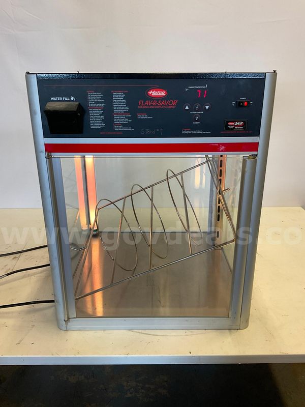 Hatco Commercial Humidified Hot Food Holding and Display Cabinet Model FSD-1, Powers On, Size 23" x23" x 28"
