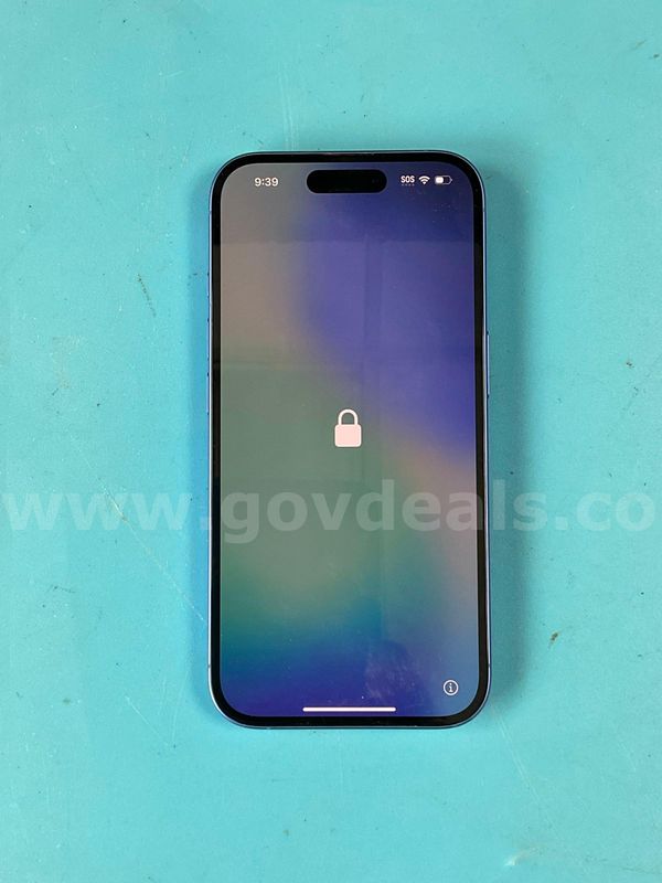 iPhone 16 (User Locked) Model A3081 128GB IMEI 353730202220237, Powers On