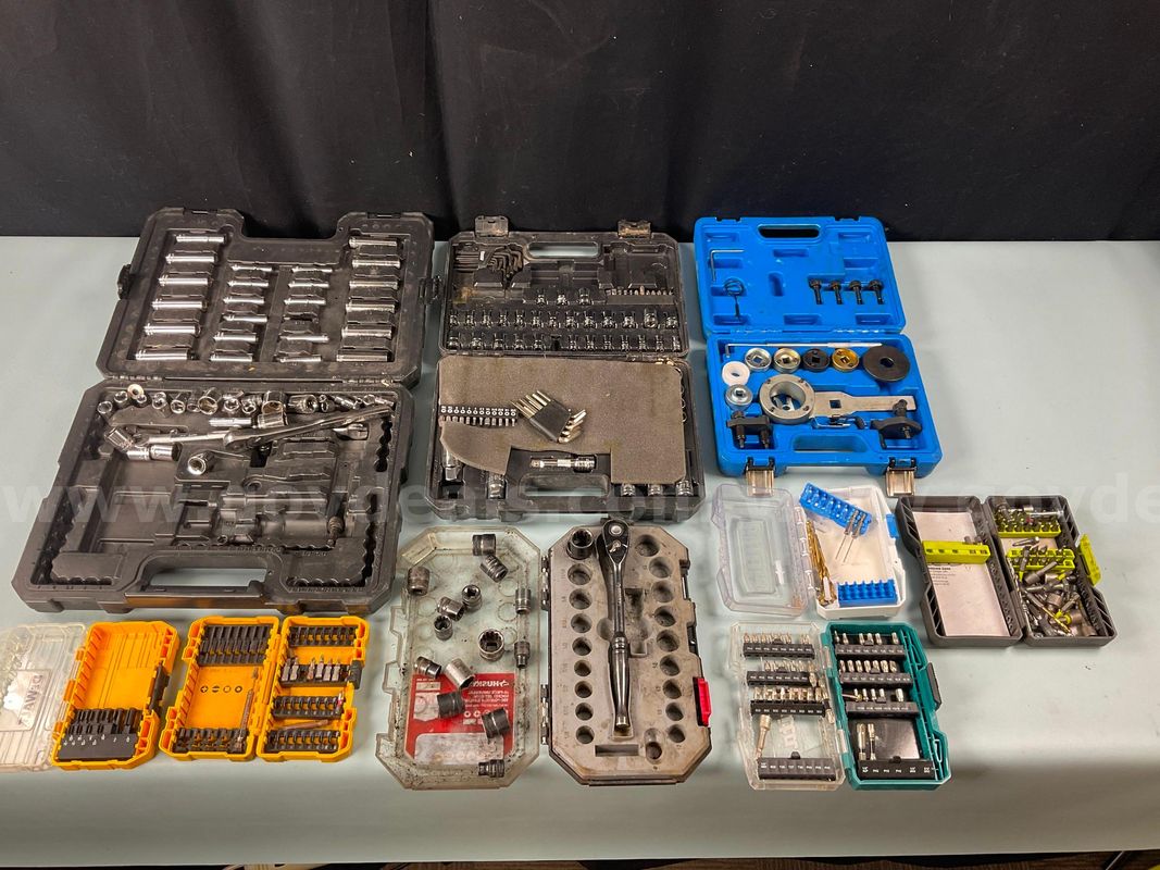 Lot of Misc. Incomplete Tools Sets with Boxes