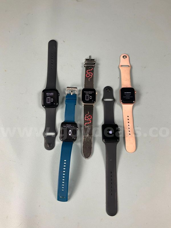 5 - Apple (User Locked) Watches (All Power On)