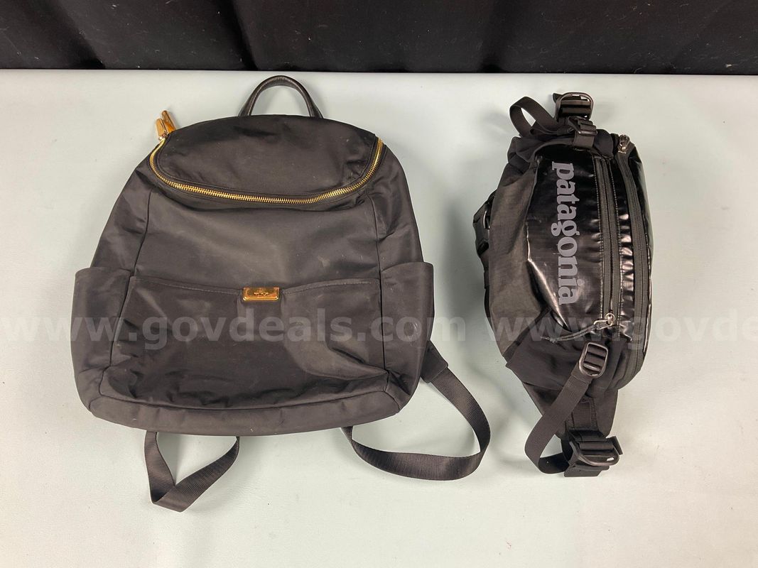 2 - Fashion Backpacks/Bags Labeled as Tumi and Patagonia