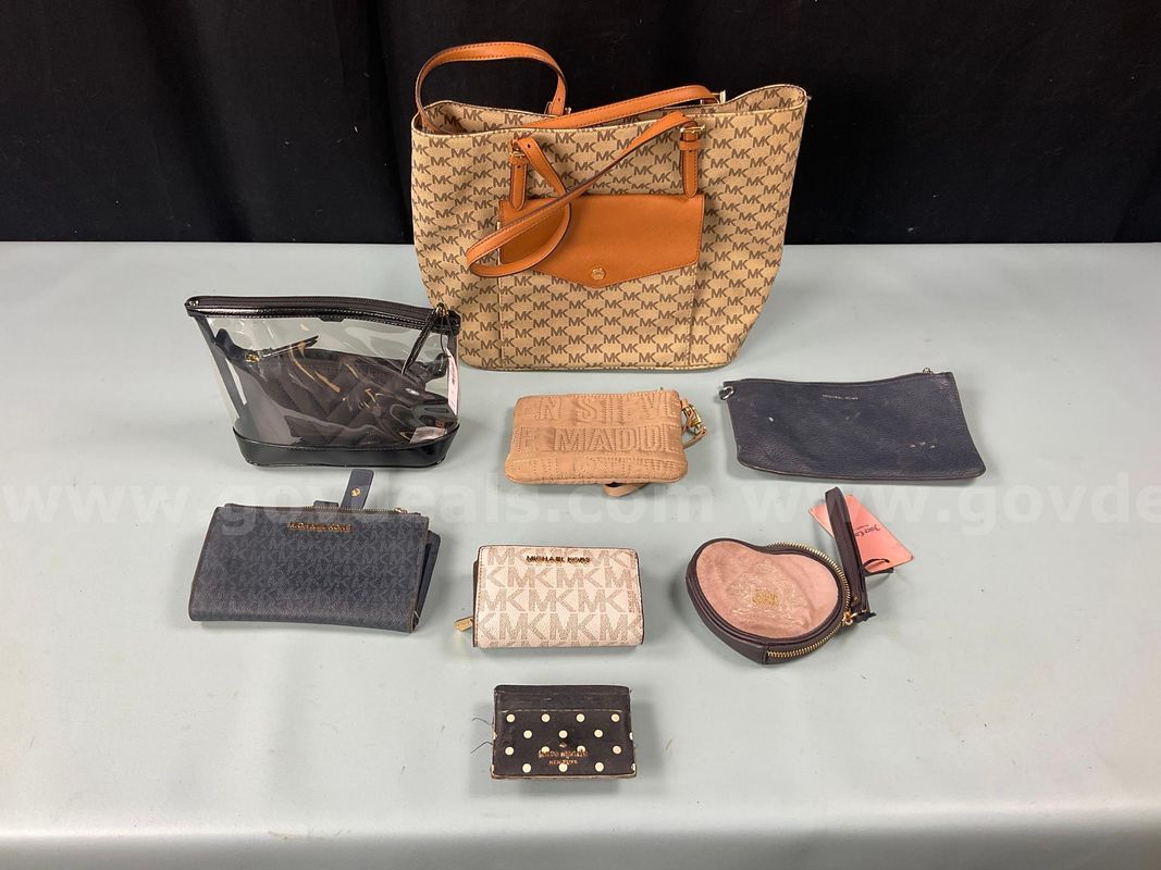 8 - Fashion Purses, Wallets, and Bags Labeled as Michael Kors, Kate Spade, Juicy Couture, and More