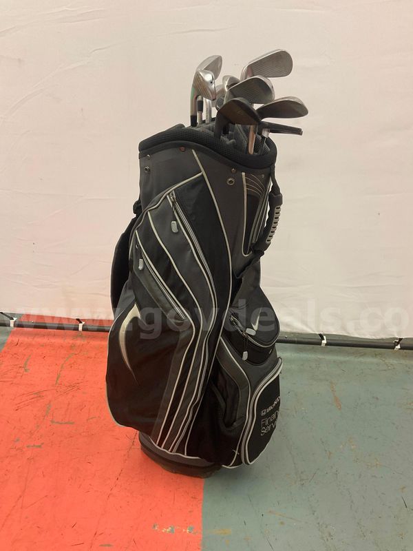 Nike Golf Bag with 10 - Golf Clubs, Golf Balls and Accessories, Includes Taylor Made, Bazooka and More