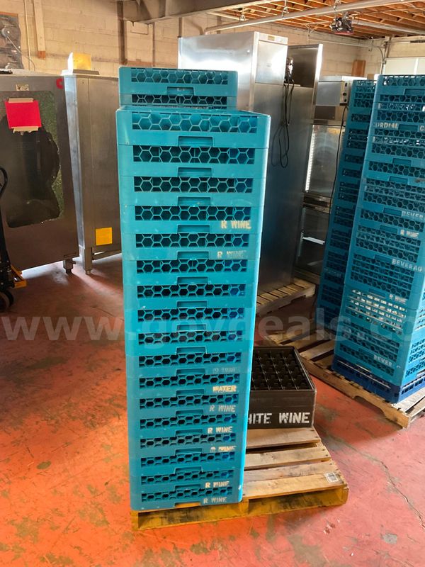 Pallet of Dishwasher Plastic Glass Racks
