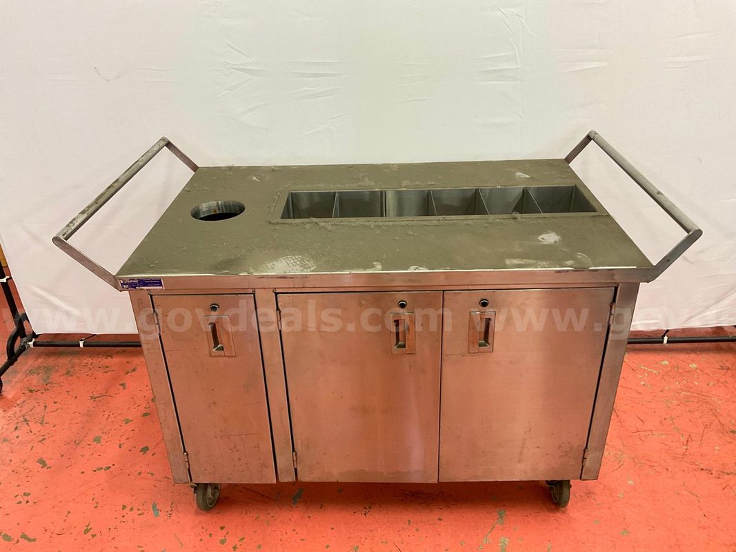 Universal Stainless Food Service Cart on Wheels