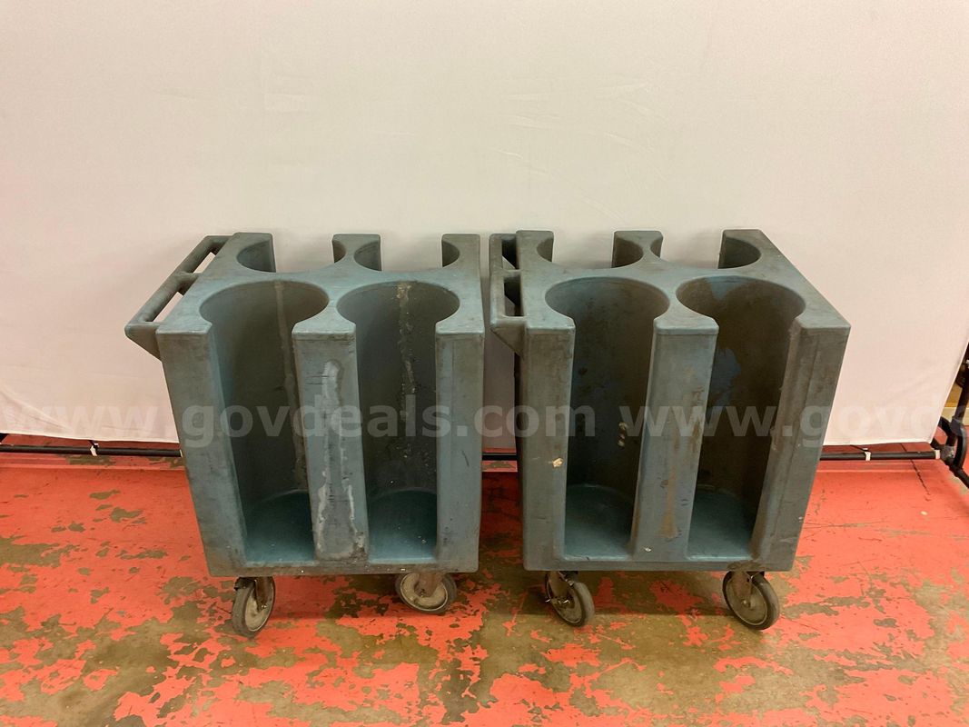 2 - Cambro Mobile Dish Caddies