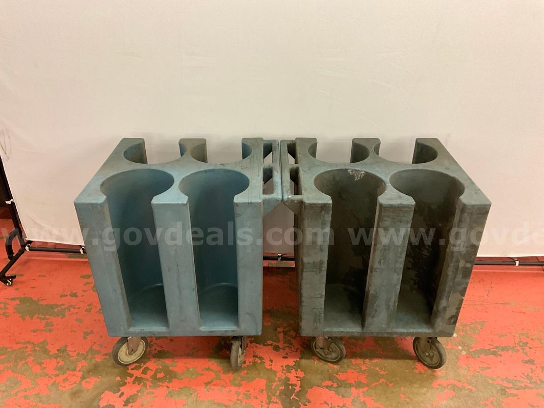 2 - Cambro Mobile Dish Caddies