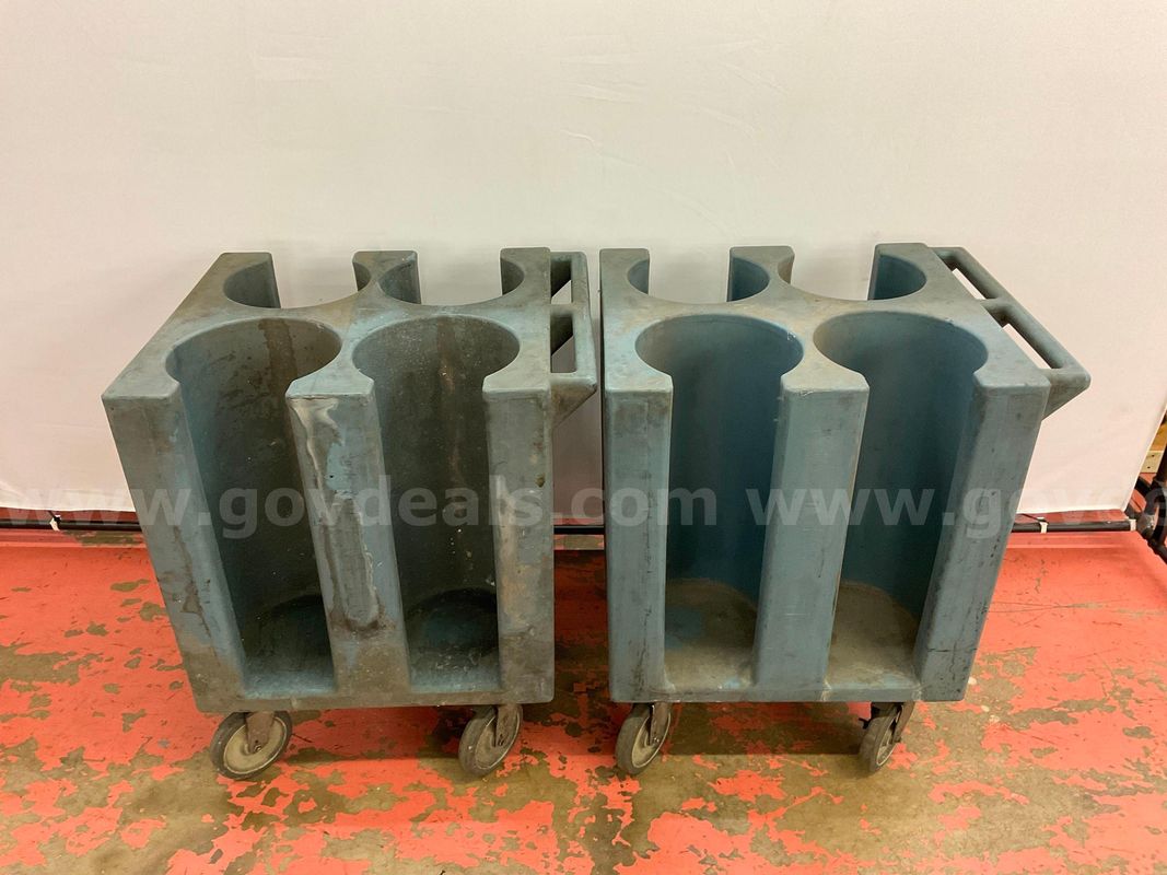 2 - Cambro Mobile Dish Caddies