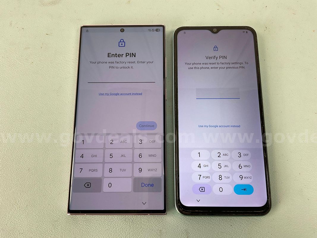 2 - Cell Phones (User Locked): Samsung Galaxy S23 Ultra SM-S918N & Vivo