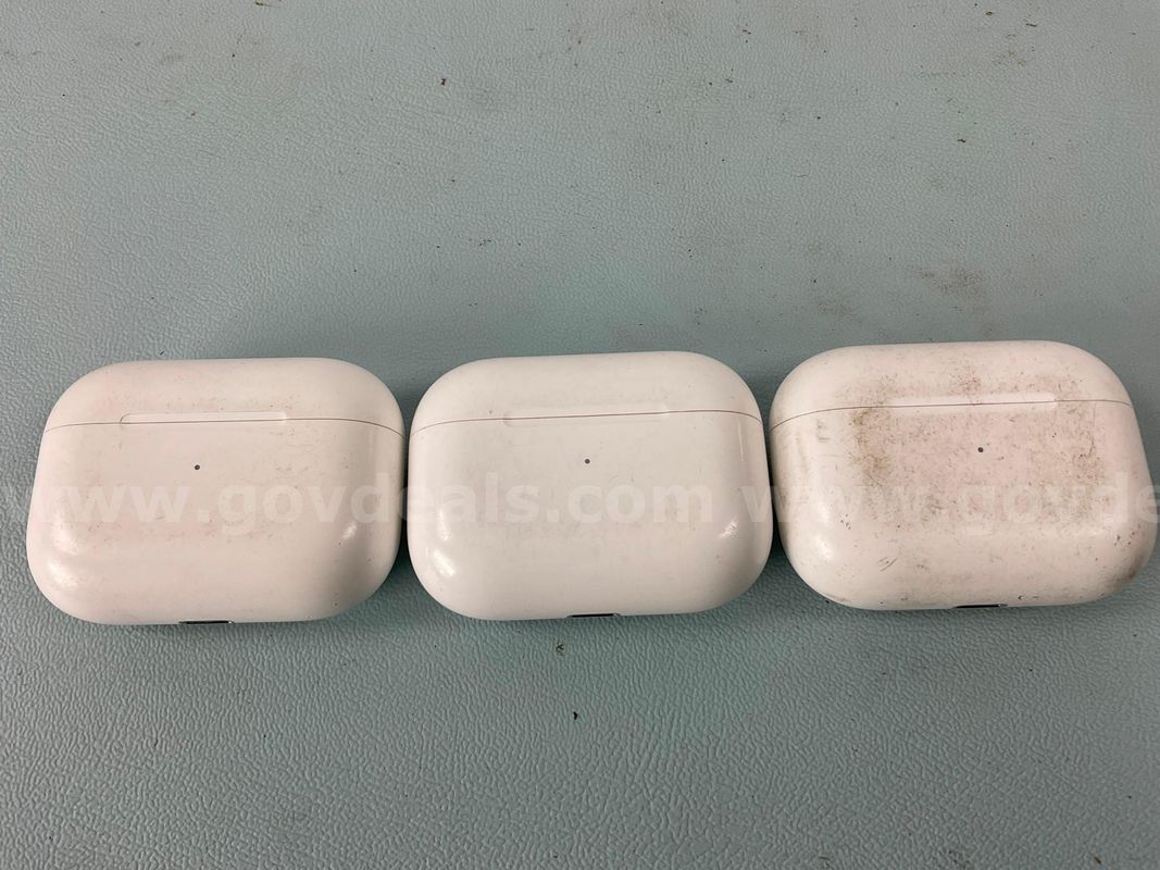 3 - Apple AirPods Pro, Model A2190 With Charging Cases
