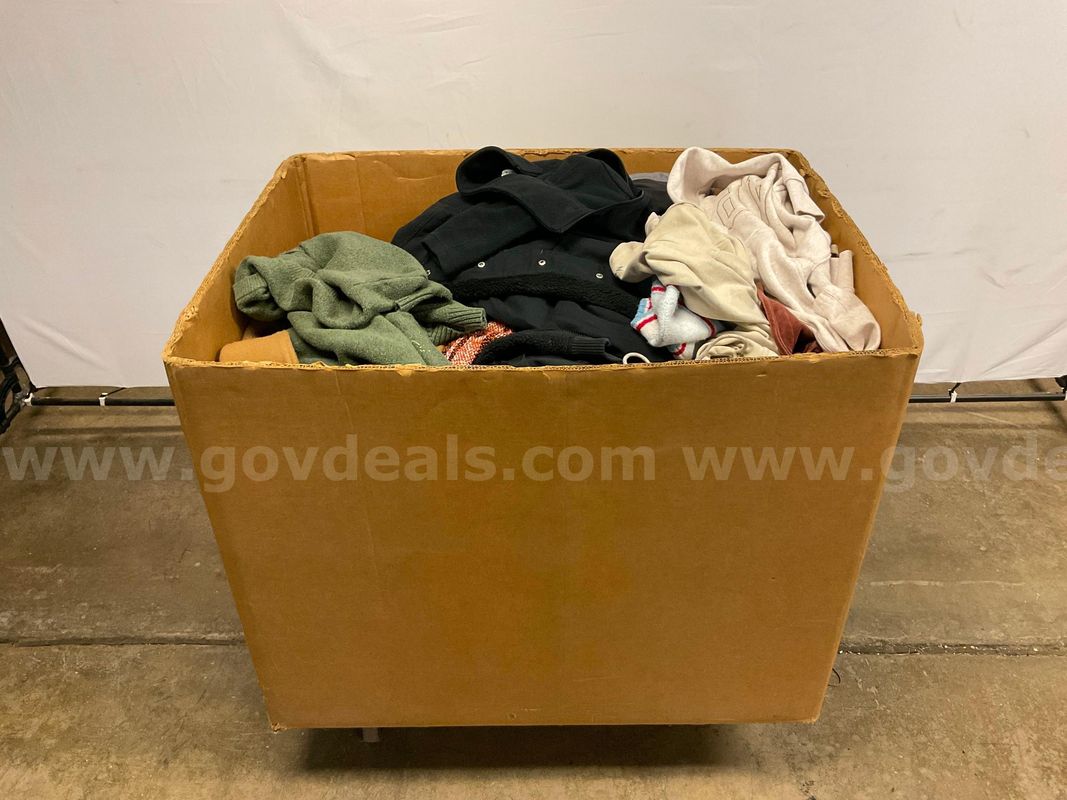 Large Box of Coats, Jackets & Sweats