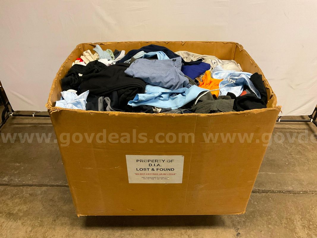 Large Box of T-Shirts, Shorts & Misc Clothing