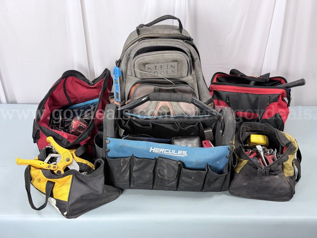 Lot of Misc Hand Tools & Tool Bags
