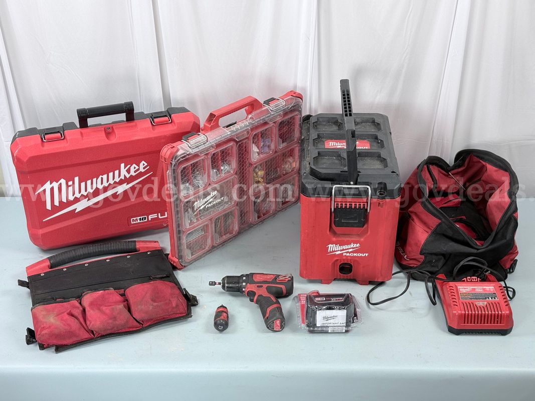 Lot of Milwaukee Branded Products