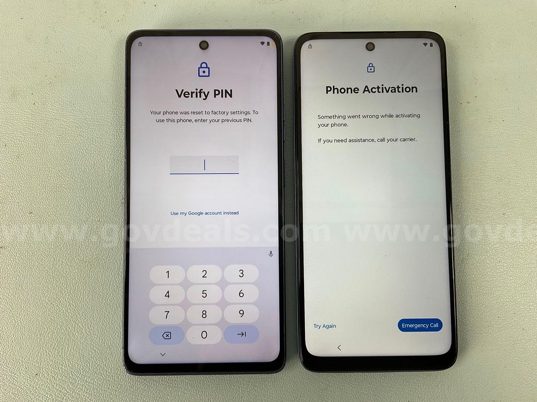 2 - Motorola Cell Phones (User Locked): Models XT2515V & XT2513V