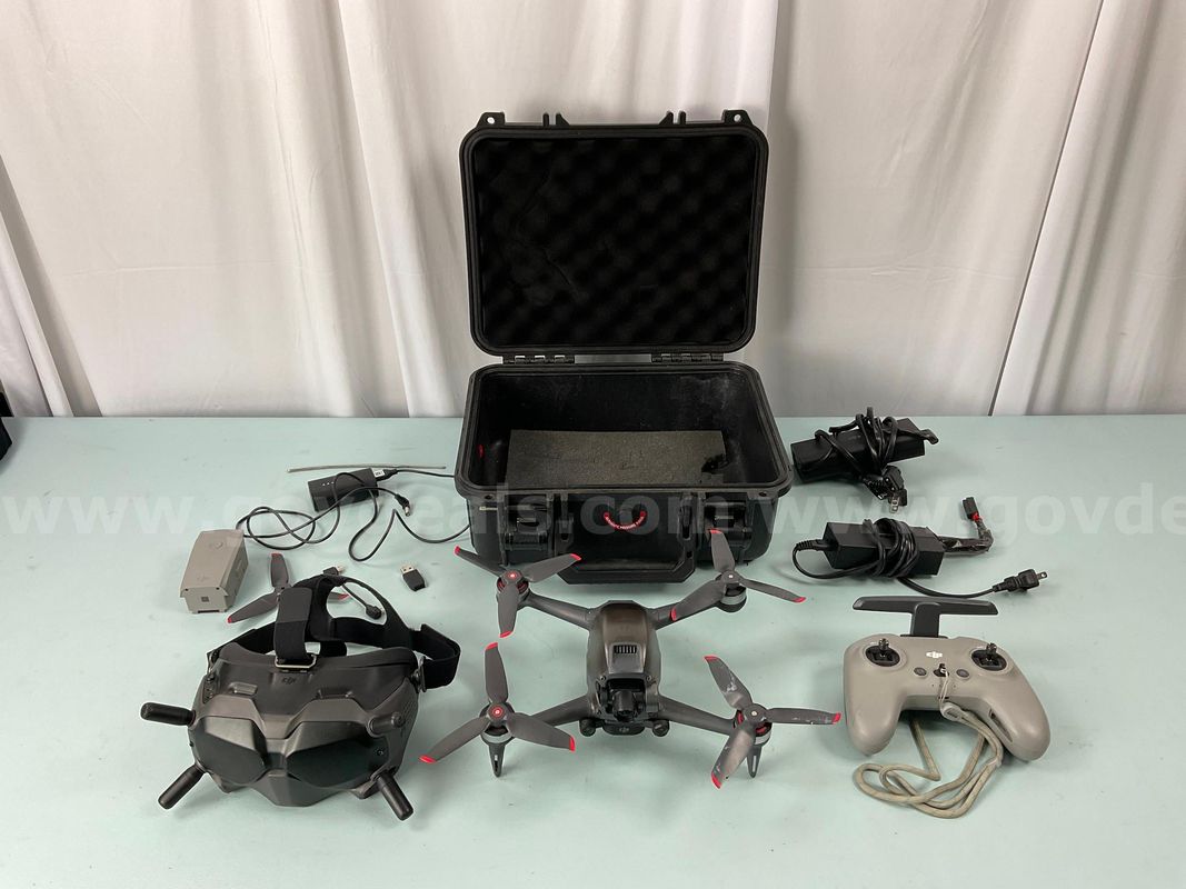 DJI FPV Drone, Model FD1W4K With Case & Accessories