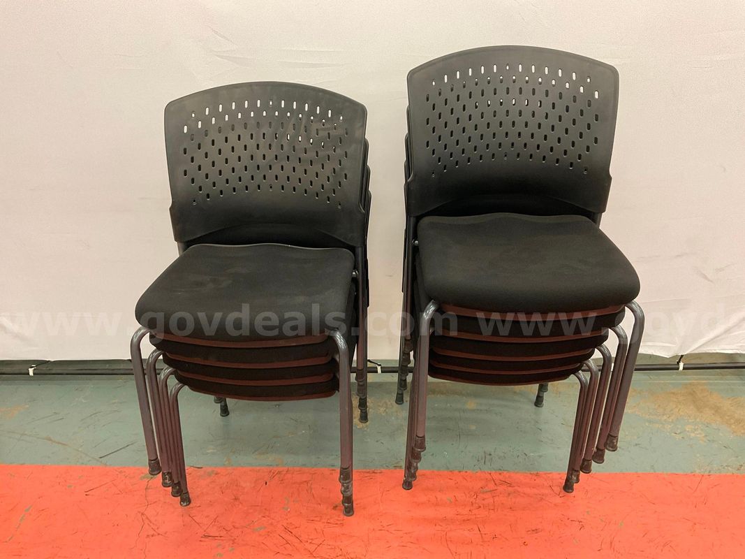 9 - Stackable Office Chairs, Unknown Brand