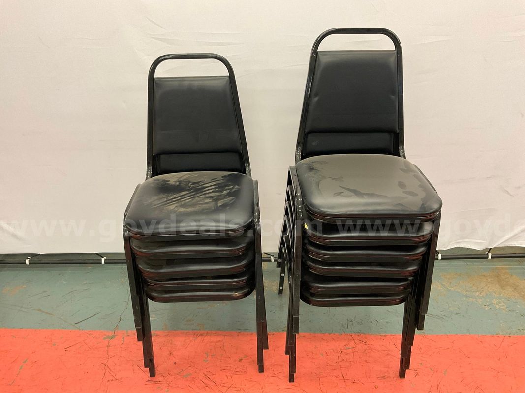 11 - Stackable Office Chairs, Unknown Brand