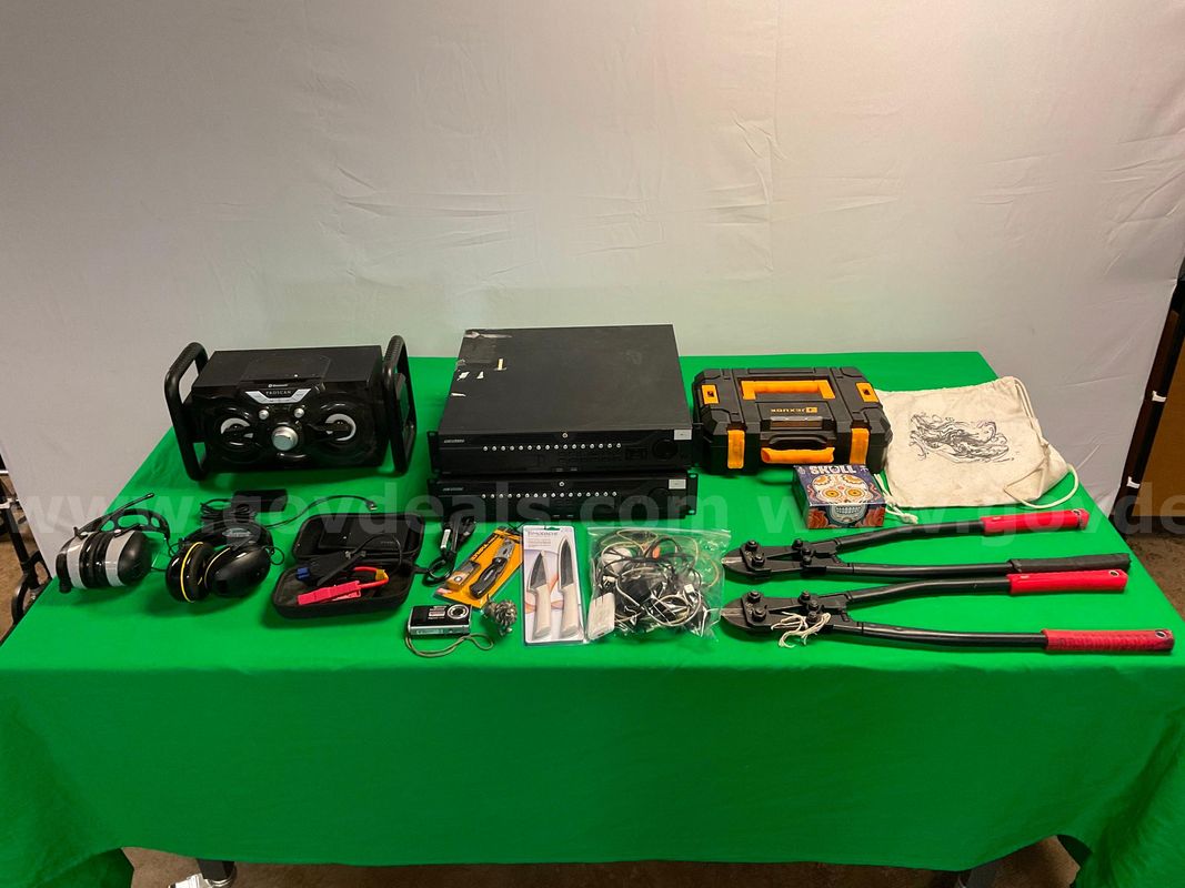 Lot of Misc Lost & Found Items, Including 2 - DVR Machines