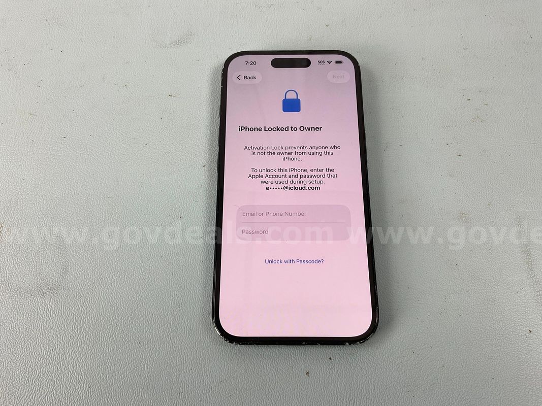 Apple iPhone 16, Model A3081 128GB (User Locked), IMEI 355616955112580