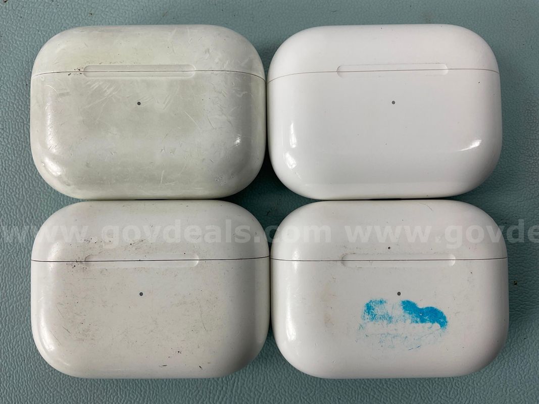 4 - Apple Airpods Pro, Model A2190 With Charging Cases