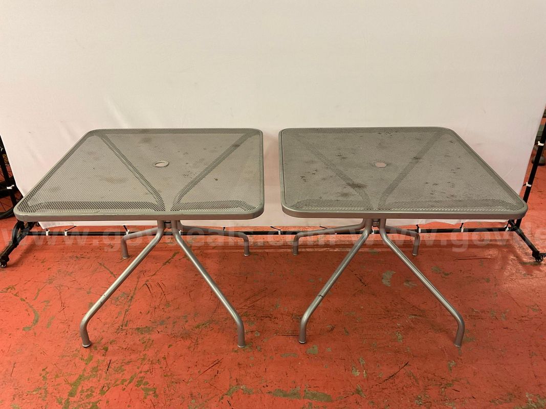 2 - Emu Patio Tables, 36"x36"x30"