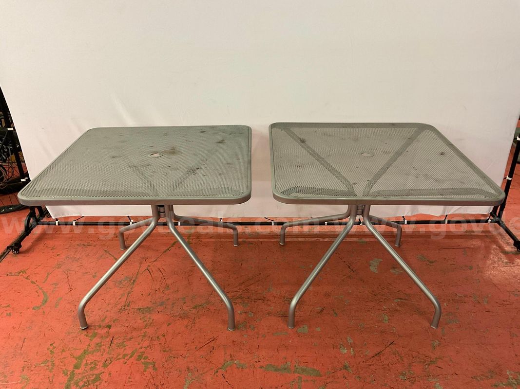 2 - Emu Patio Tables, 36"x36"x30"