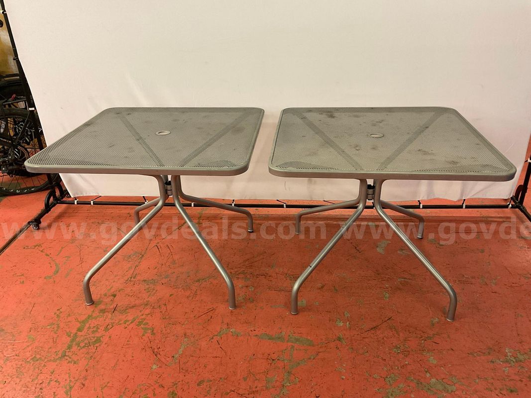 2 - Emu Patio Tables, 36"x36"x30"