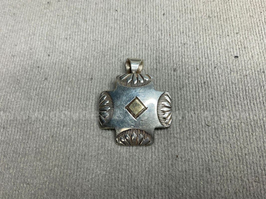 Silver Pendant, Labeled as Marty Monte, 8.35 Grams