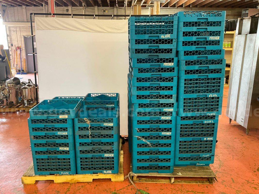 Lot of Carlisle Beverage Service Caddies