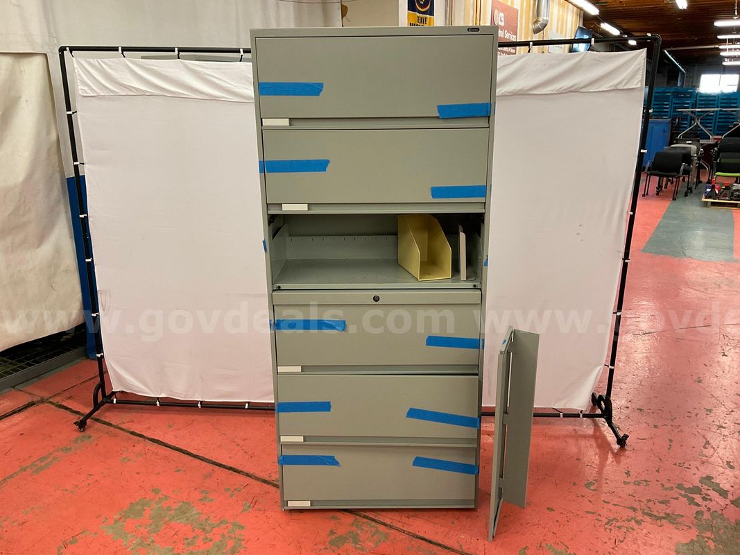 Global Brand 9136P6ET Filing Cabinet, 82"x36"x16"