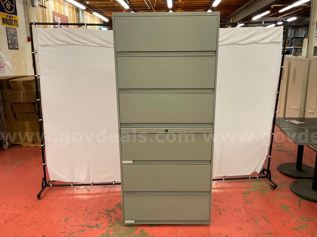 Global Brand 9136P6ET Filing Cabinet, 82"x36"x16"