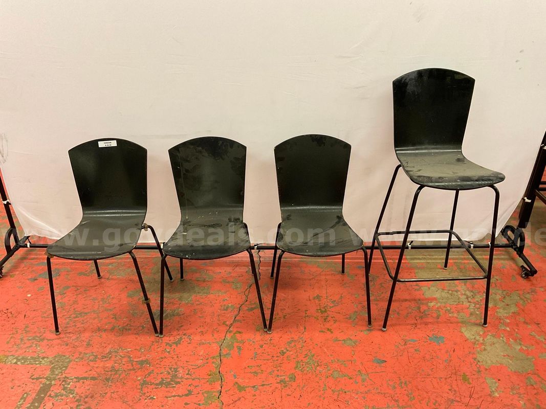 4 - Grand Rapids Chair Co. Decorative Stackable Chairs