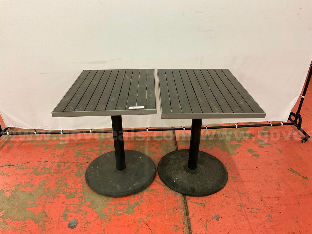 2 - Florida Seating Tables, 30"x24"x32"