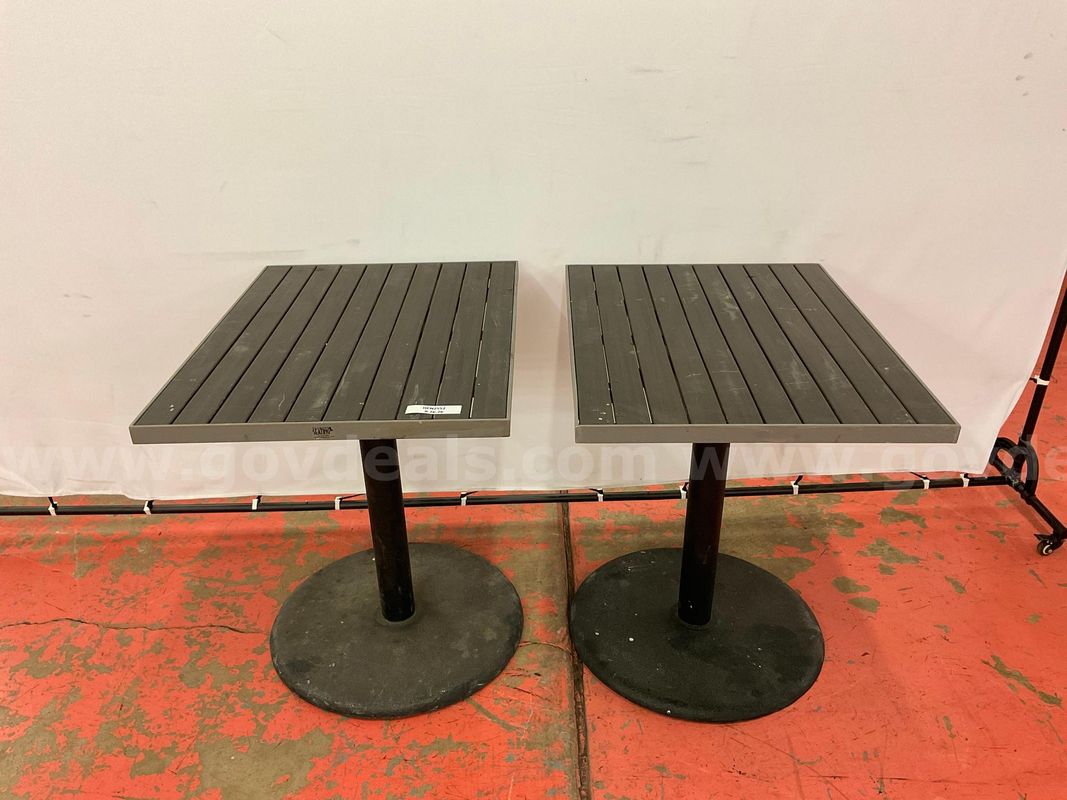 2 - Florida Seating Tables, 30"x24"x32"