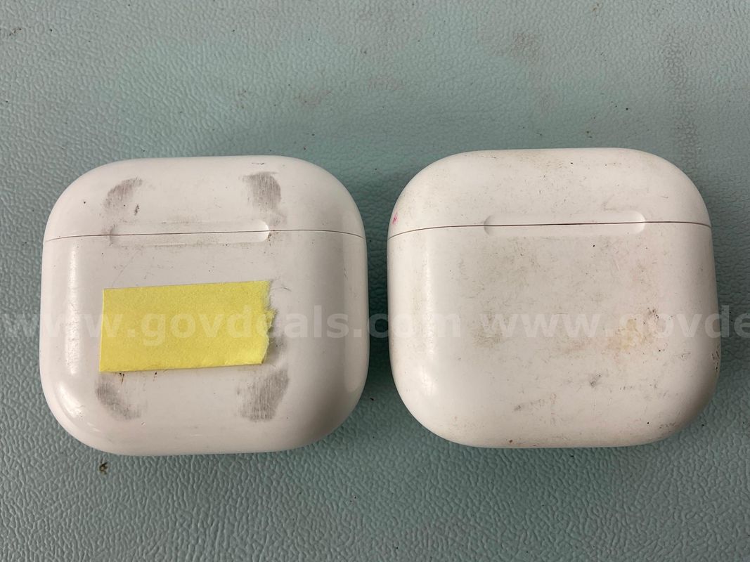 2 - Apple AirPods Gen 4 with Charging Cases, Models: A3059 (Both Power On)