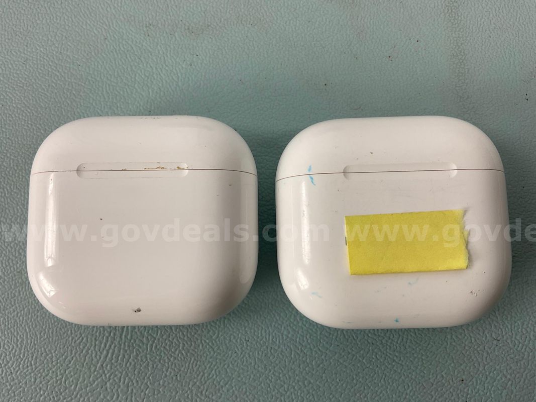 2 - Apple AirPods Gen 4 with Charging Cases, Models: A3059 (Both Power On)